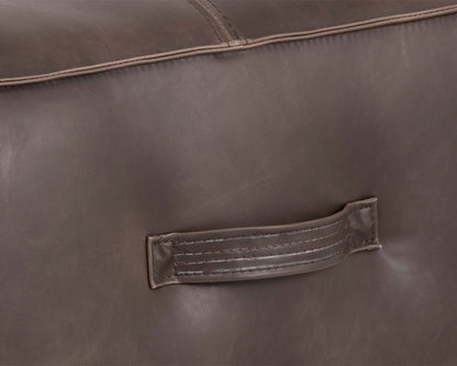 Sunpan - 5West Aspen Ottoman - Havana Dark Brown - 102831 view 5
