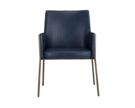 Sunpan - Ikon Bernadette Dining Armchair - Bravo Admiral - 105285 veiw 2