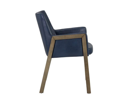Sunpan - Ikon Bernadette Dining Armchair - Bravo Admiral - 105285 veiw 3