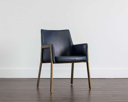 Sunpan - Ikon Bernadette Dining Armchair - Bravo Admiral - 105285 veiw 5