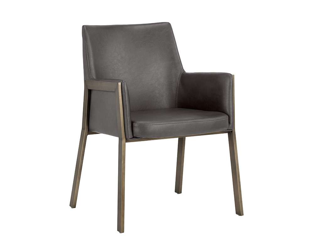 Sunpan - Ikon Bernadette Dining Armchair - Kendall Grey - 103154 veiw 1