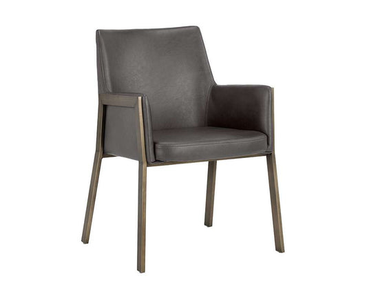 Sunpan - Ikon Bernadette Dining Armchair - Kendall Grey - 103154 veiw 1