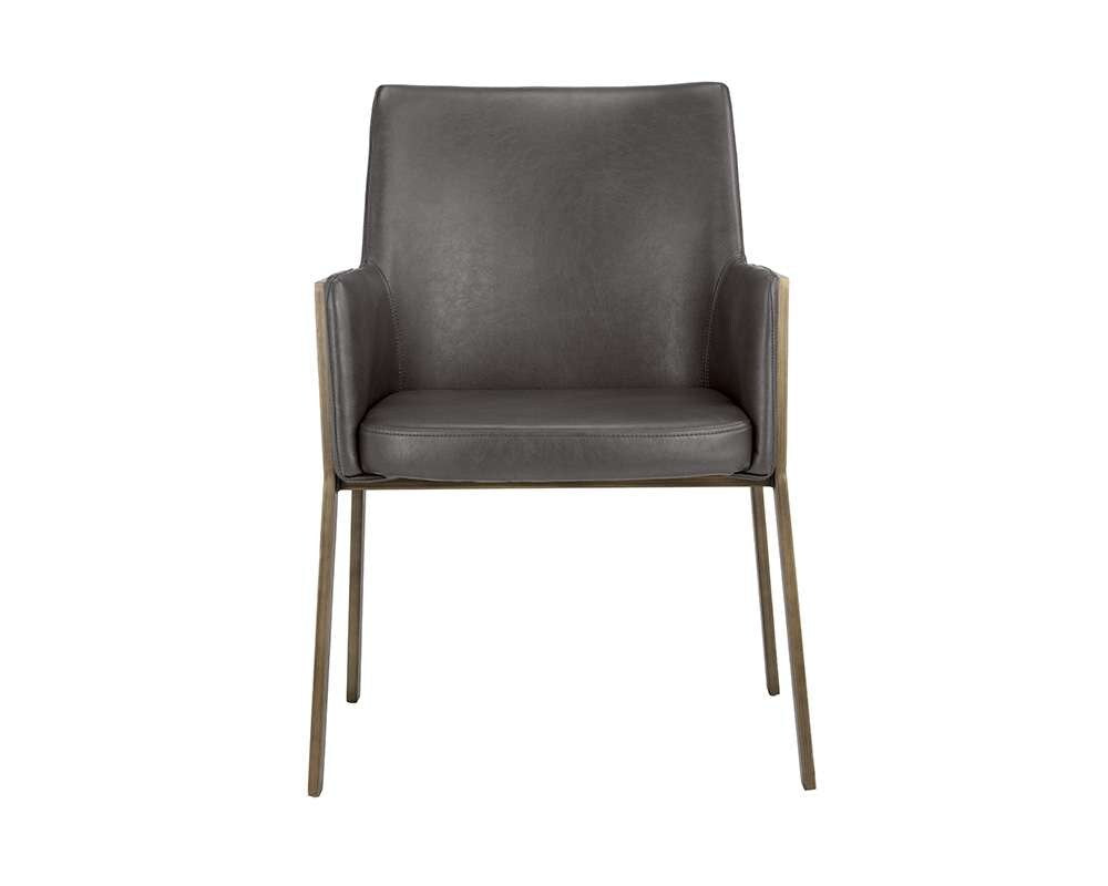 Sunpan - Ikon Bernadette Dining Armchair - Kendall Grey - 103154 veiw 2