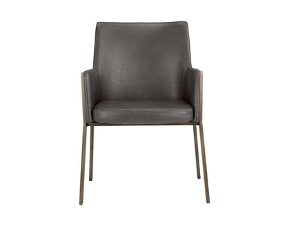 Sunpan - Ikon Bernadette Dining Armchair - Kendall Grey - 103154 veiw 2