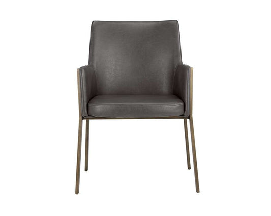 Sunpan - Ikon Bernadette Dining Armchair - Kendall Grey - 103154 veiw 2