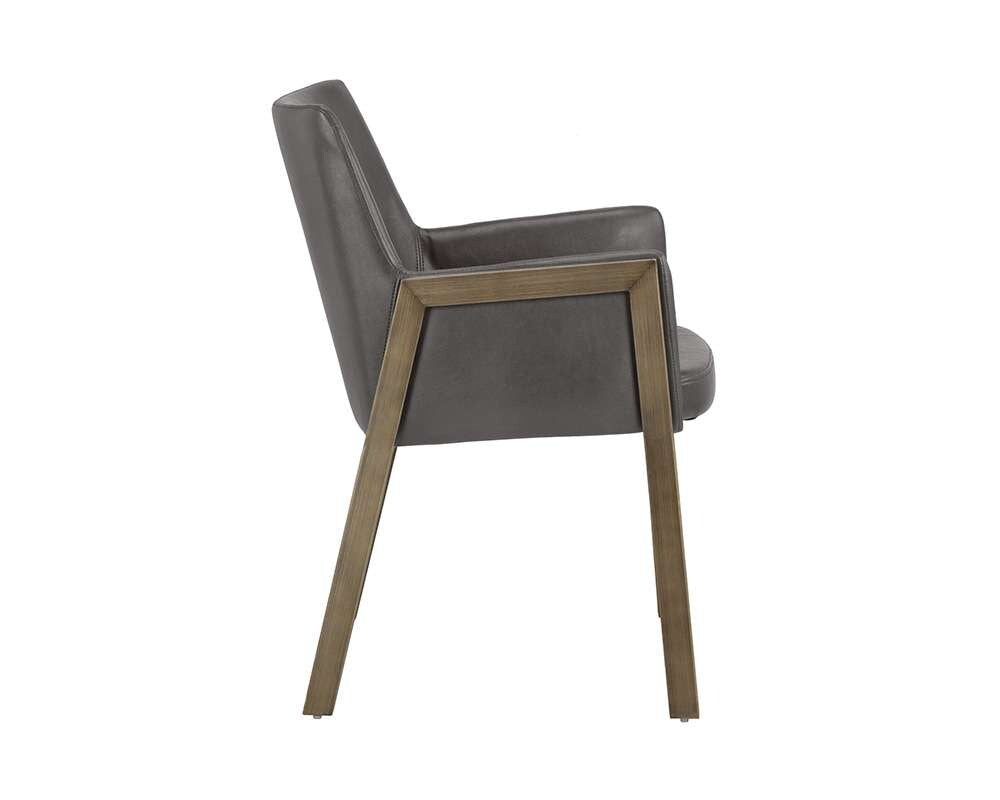 Sunpan - Ikon Bernadette Dining Armchair - Kendall Grey - 103154 veiw 3