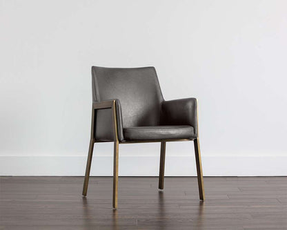Sunpan - Ikon Bernadette Dining Armchair - Kendall Grey - 103154 veiw 5