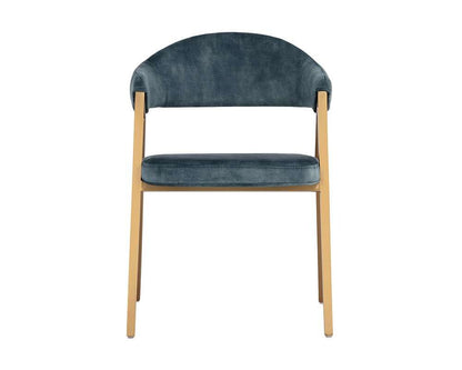 Sunpan - Ikon Burgos Dining Armchair - Nono Petrol - 108484 veiw 2