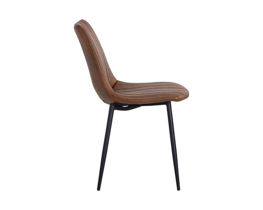 Sunpan - Drew Dining Chair - Black - Bravo Cognac (Set Of 2) - 104963 veiw 2