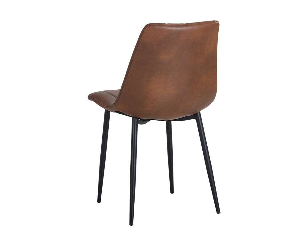 Sunpan - Drew Dining Chair - Black - Bravo Cognac (Set Of 2) - 104963 veiw 3