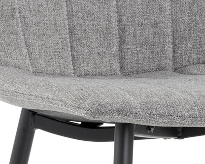 Sunpan - Drew Dining Chair - Black - Light Grey (Set Of 2) - 104030 view 6