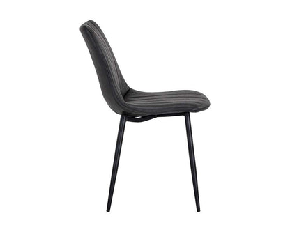 Sunpan - Drew Dining Chair - Black - Bravo Portabella (Set Of 2) - 104962 veiw 2