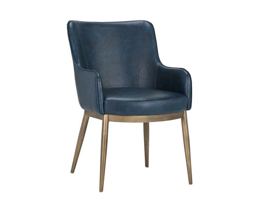 Sunpan - Irongate Franklin Dining Armchair - Vintage Blue - 104978 veiw 1