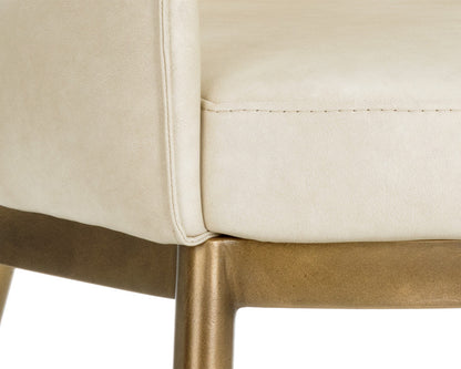 Sunpan - Irongate Franklin Dining Armchair - Bravo Cream - 104977 view 5