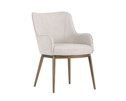 Sunpan - Irongate Franklin Dining Armchair - Beige Linen - 103197 veiw 1
