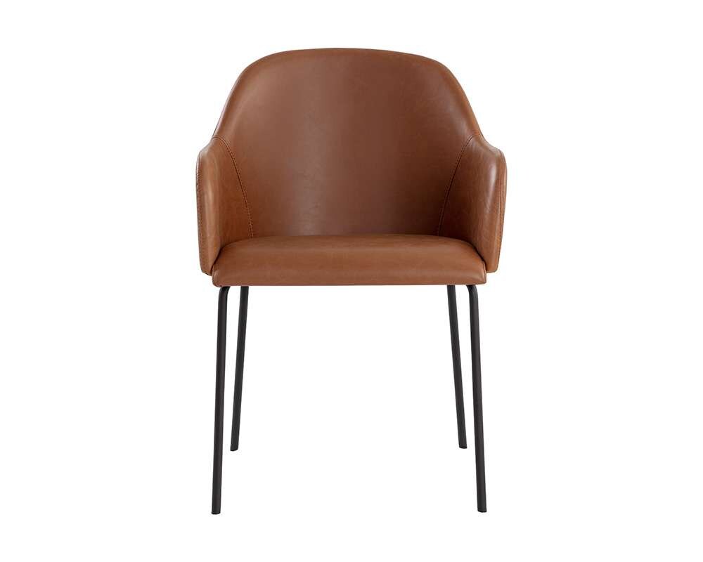 Sunpan - Junction Hensley Dining Armchair - Hazelnut - 109140 veiw 2
