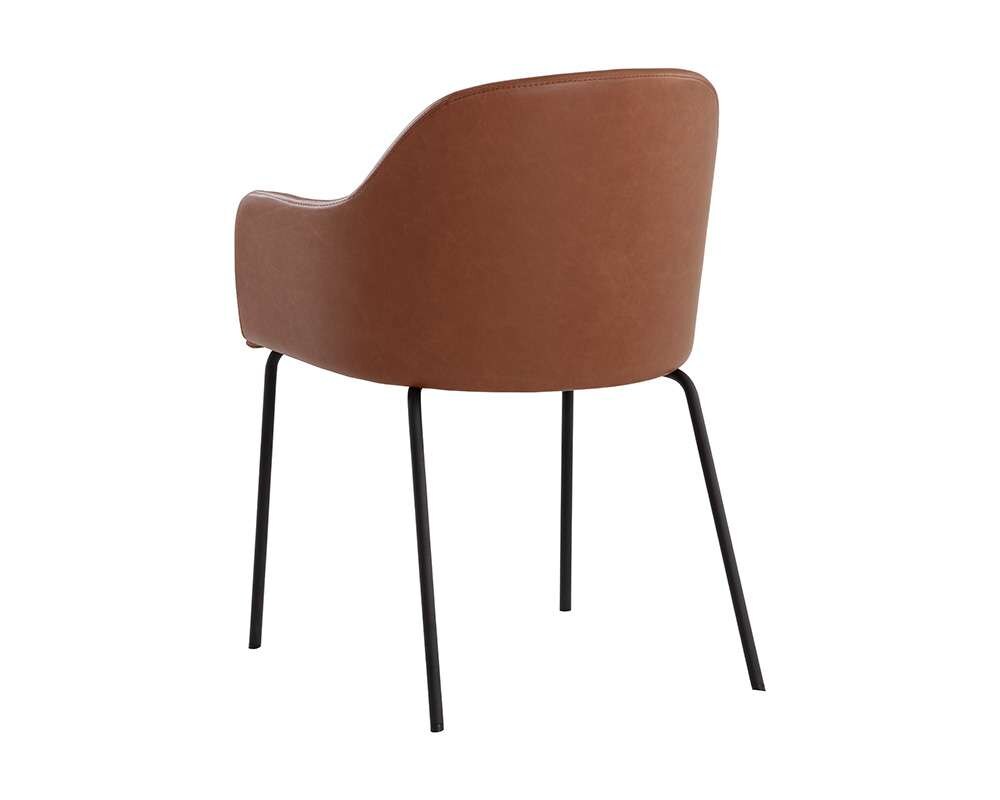 Sunpan - Junction Hensley Dining Armchair - Hazelnut - 109140 veiw 4