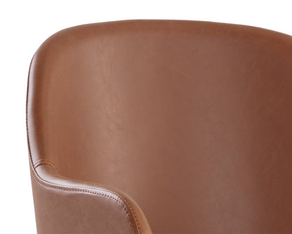 Sunpan - Junction Hensley Dining Armchair - Hazelnut - 109140 view 8