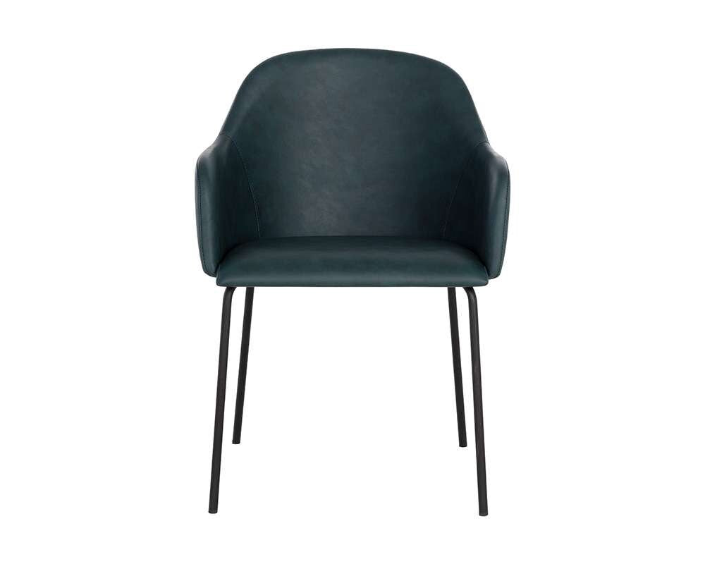 Sunpan - Junction Hensley Dining Armchair - Dark Teal - 109250 veiw 2