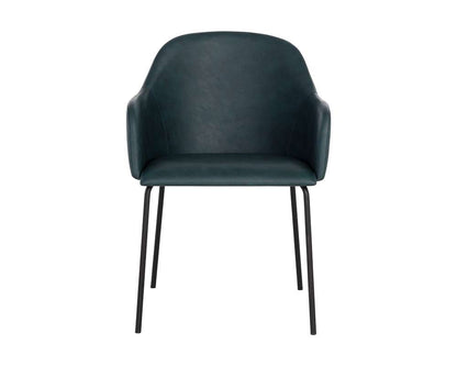 Sunpan - Junction Hensley Dining Armchair - Dark Teal - 109250 veiw 2