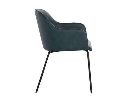 Sunpan - Junction Hensley Dining Armchair - Dark Teal - 109250 veiw 3