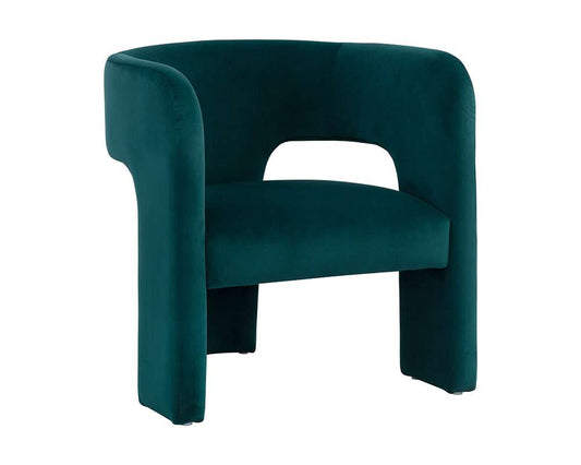 Sunpan - Isidore Lounge Chair - Meg Teal - 109721 veiw 1