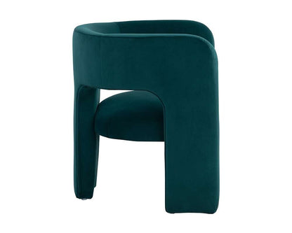 Sunpan - Isidore Lounge Chair - Meg Teal - 109721 veiw 3