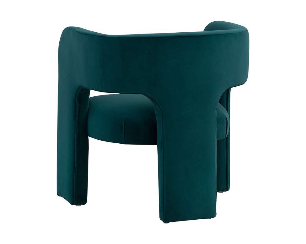 Sunpan - Isidore Lounge Chair - Meg Teal - 109721 veiw 4