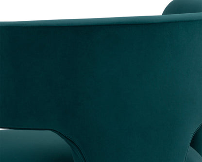 Sunpan - Isidore Lounge Chair - Meg Teal - 109721 view 6