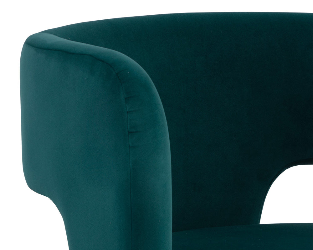 Sunpan - Isidore Lounge Chair - Meg Teal - 109721 view 7