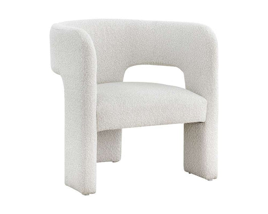 Sunpan - Isidore Lounge Chair - Copenhagen White - 109722 veiw 1