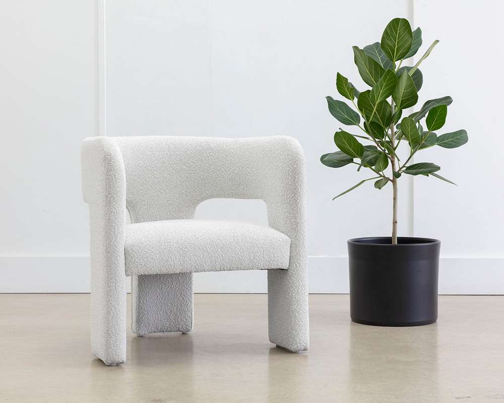 Sunpan - Isidore Lounge Chair - Copenhagen White - 109722 veiw 5