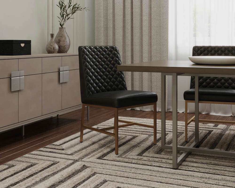 Sunpan - Leighland Dining Chair - Coal Black (Set Of 2) - 104910 veiw 4