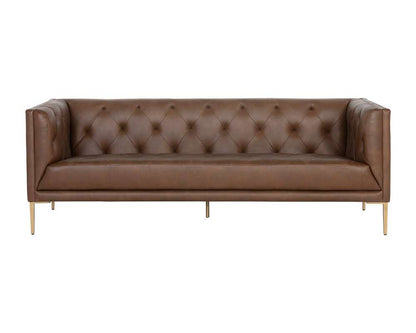 Sunpan - MIXT Westin Sofa - Vintage Caramel Leather - 106287 veiw 2