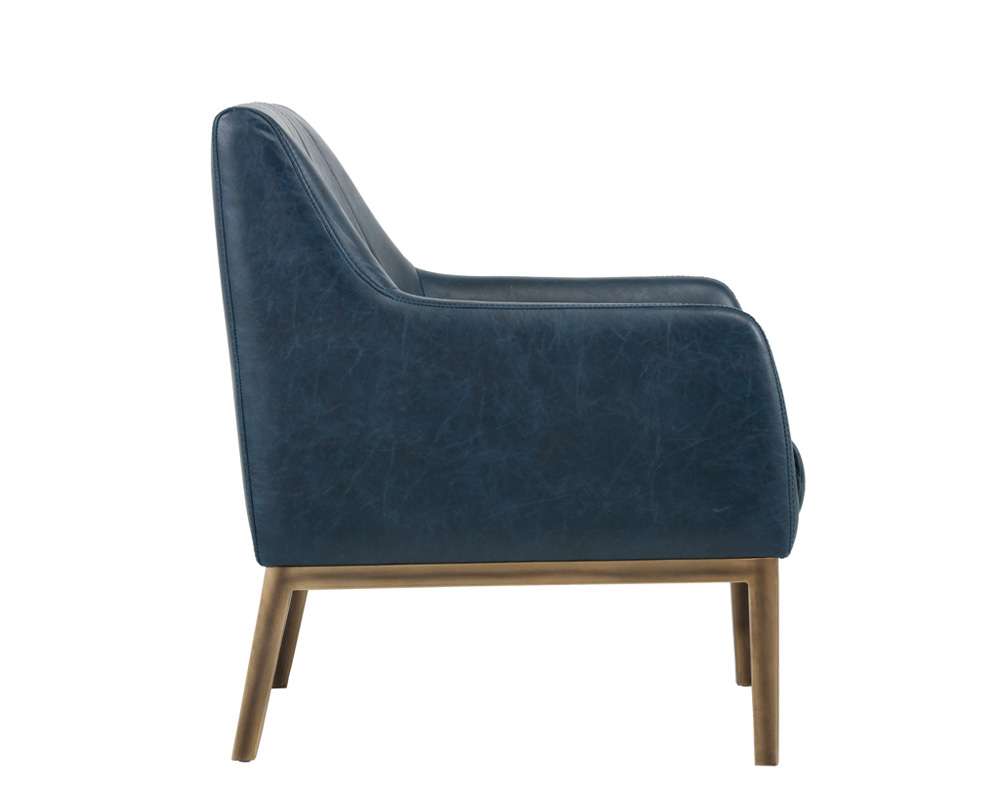 Sunpan - Irongate Wolfe Lounge Chair - Vintage Blue - 102580 veiw 3