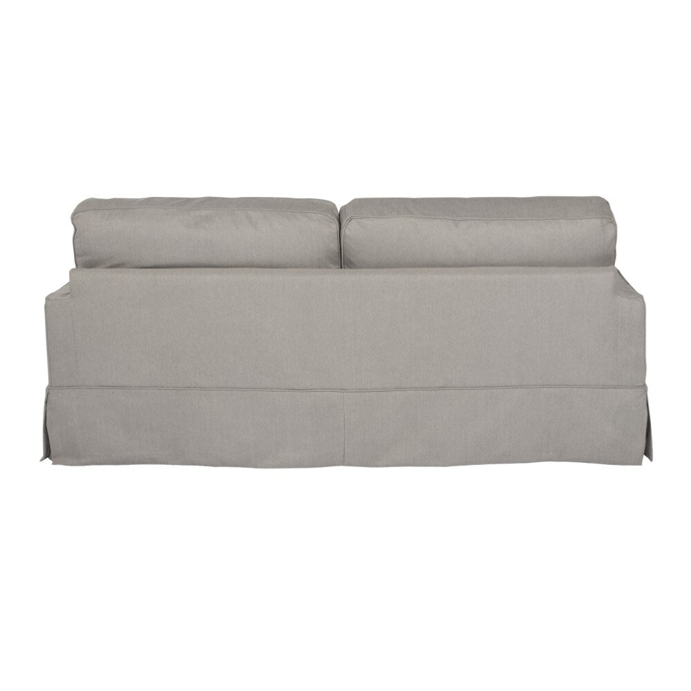 Sunset Trading - Americana Slipcover for Box Cushion Track Arm Sofa - Performance Fabric - Gray - SU-108500SC-391094 veiw 5