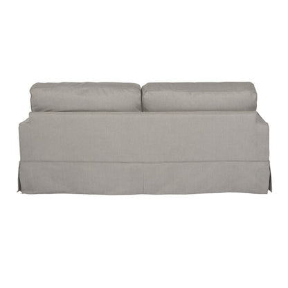 Sunset Trading - Americana Slipcover for Box Cushion Track Arm Sofa - Performance Fabric - Gray - SU-108500SC-391094 veiw 5