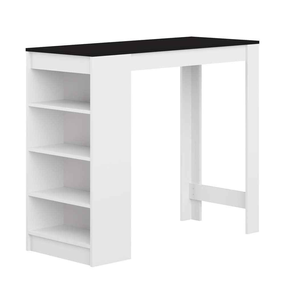 TEMAHOME - Aravis Dining Bar Table in White / Black - E8080A2176X00 veiw 1