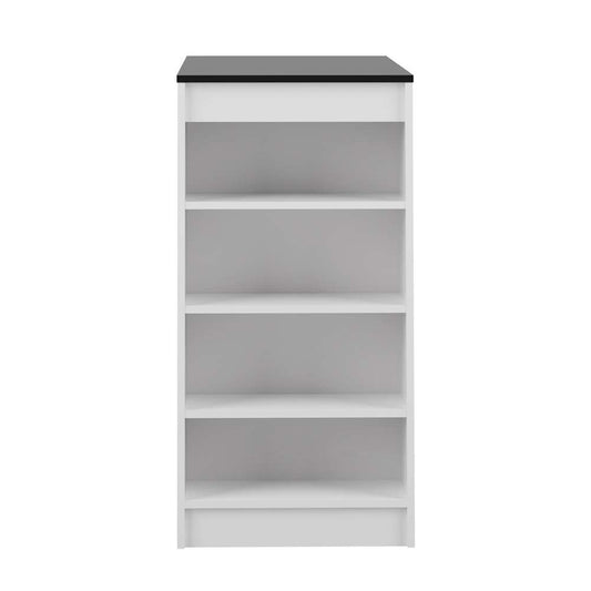 TEMAHOME - Aravis Dining Bar Table in White / Black - E8080A2176X00 veiw 2