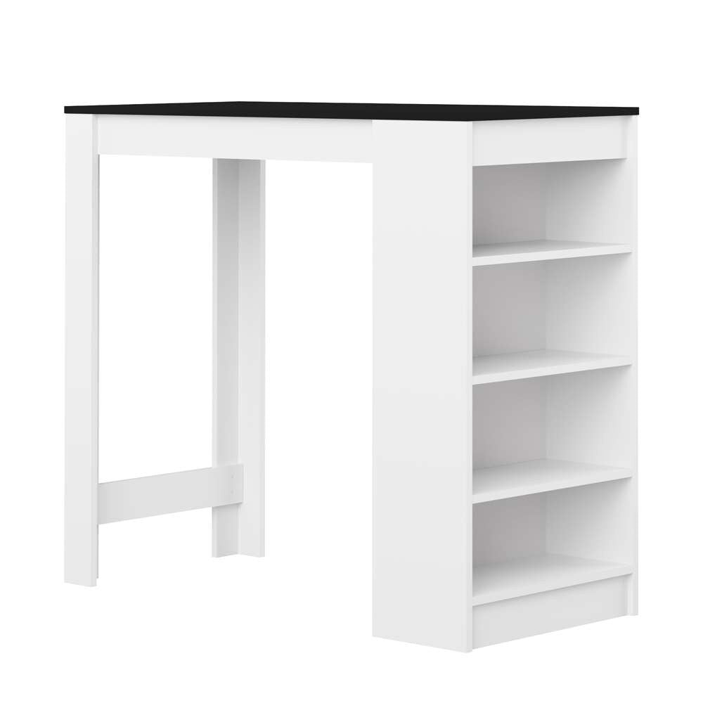 TEMAHOME - Aravis Dining Bar Table in White / Black - E8080A2176X00 veiw 3