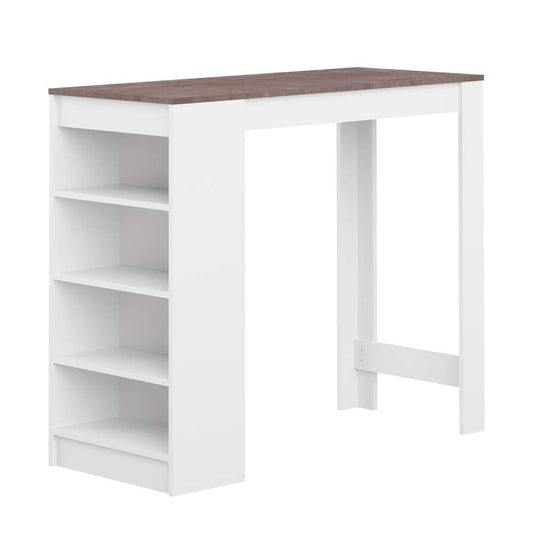 TEMAHOME - Aravis Dining Bar Table in White / Concrete Look - E8080A2198X00 veiw 1