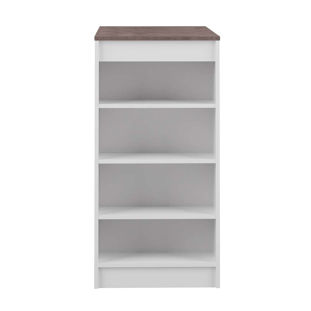 TEMAHOME - Aravis Dining Bar Table in White / Concrete Look - E8080A2198X00 veiw 3