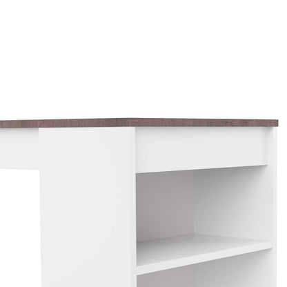 TEMAHOME - Aravis Dining Bar Table in White / Concrete Look - E8080A2198X00 veiw 4