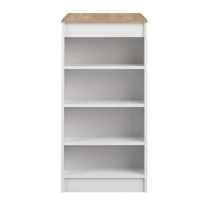 TEMAHOME - Aravis Dining Bar Table in White / Oak Color - E8080A2134X00 veiw 3