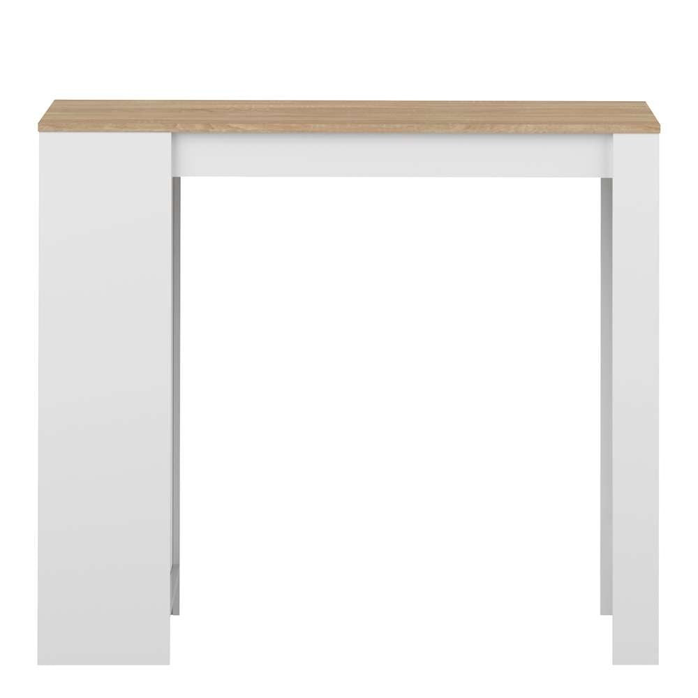 TEMAHOME - Aravis Dining Bar Table in White / Oak Color - E8080A2134X00 veiw 4