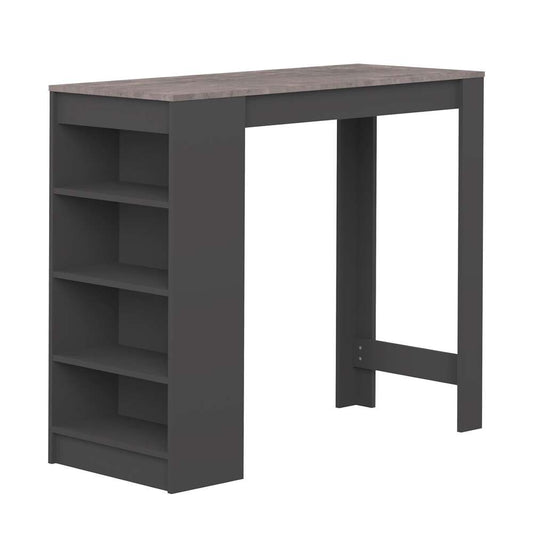 TEMAHOME - Aravis Dining Bar Table in Black / Concrete Look - E8080A7698X00 veiw 1