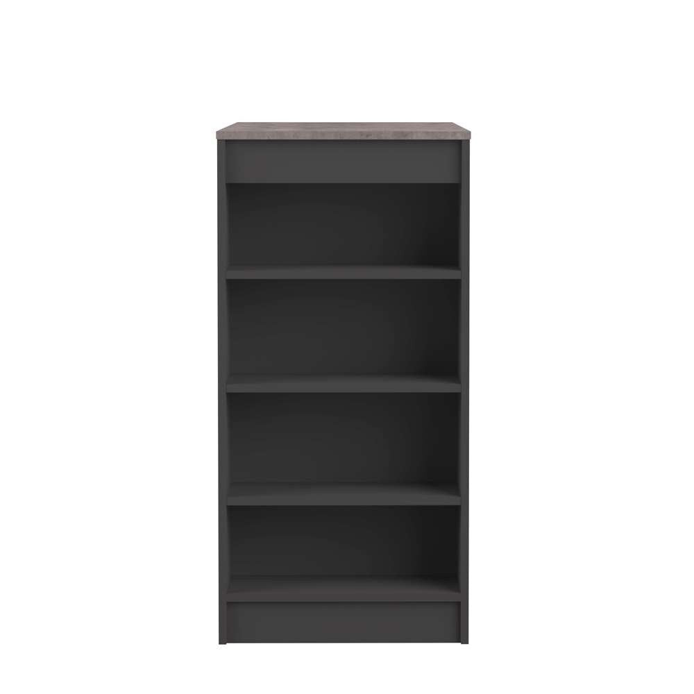 TEMAHOME - Aravis Dining Bar Table in Black / Concrete Look - E8080A7698X00 veiw 4