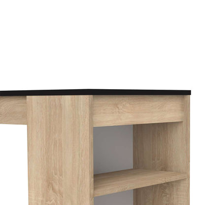 TEMAHOME - Aravis Dining Bar Table in Natural Oak Color / Black - E8080A3476X00 veiw 5