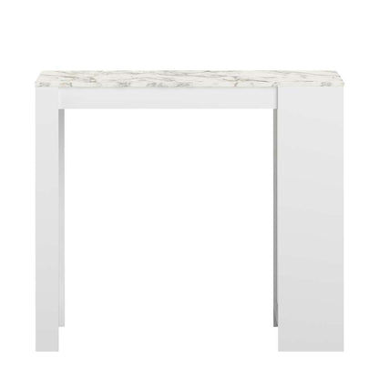 TEMAHOME - Aravis Dining Bar Table in White / White Marble Look - E8080A2145X00 veiw 5