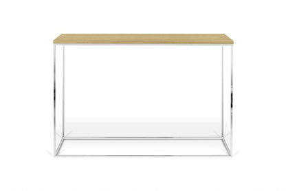 TEMAHOME - Gleam Console in Oak and Chrome - 9500629471 veiw 2